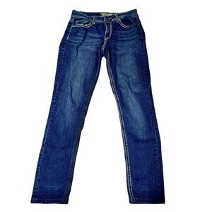VGS Medium Wash Blue Skinny Jeans Womens‎ Size 4 (F10109)